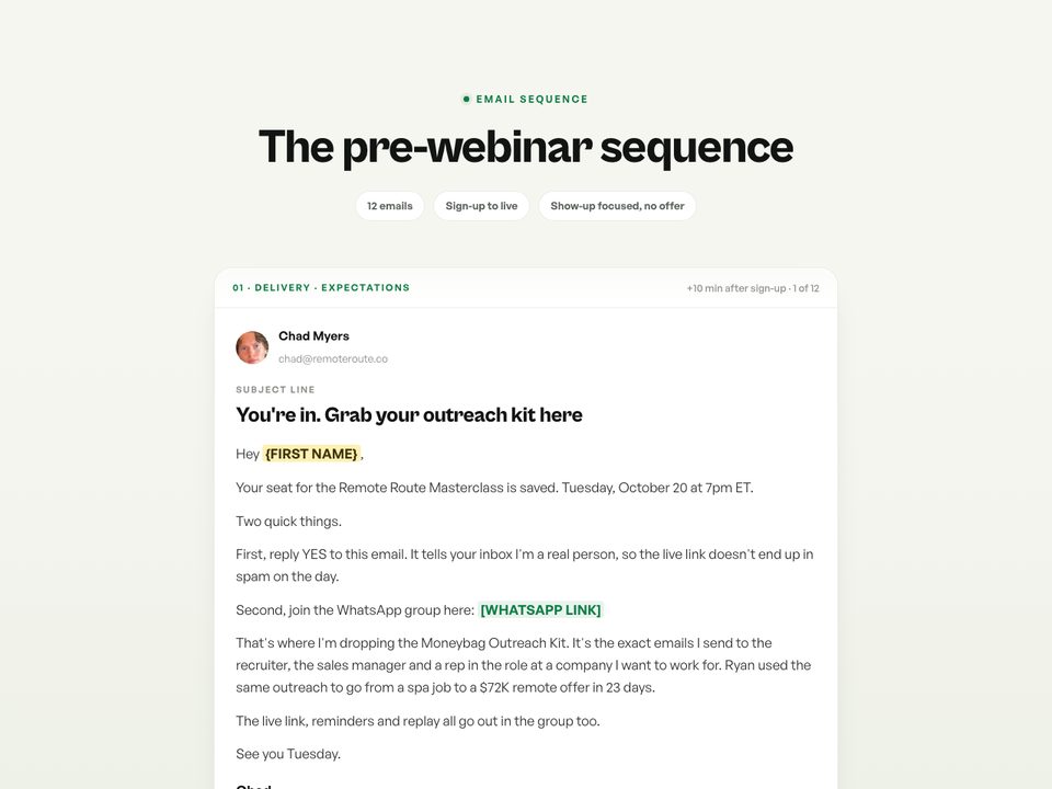Pre-webinar preview
